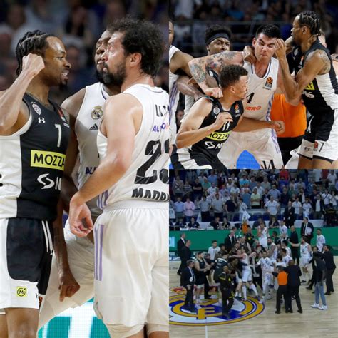 Madrid-Partizan basketball game called off after brawl
